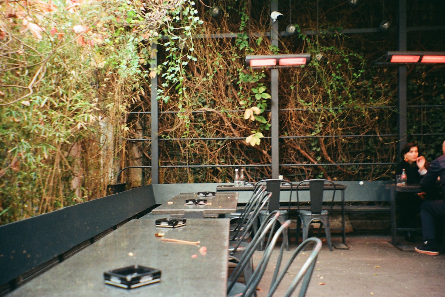 Tables at restaurant in Bucharest