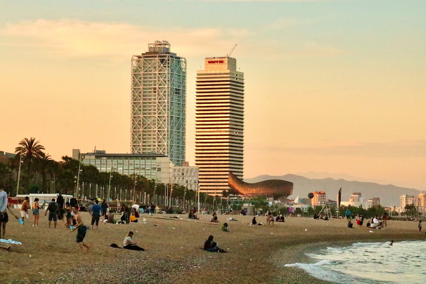 Beach in Barcelona