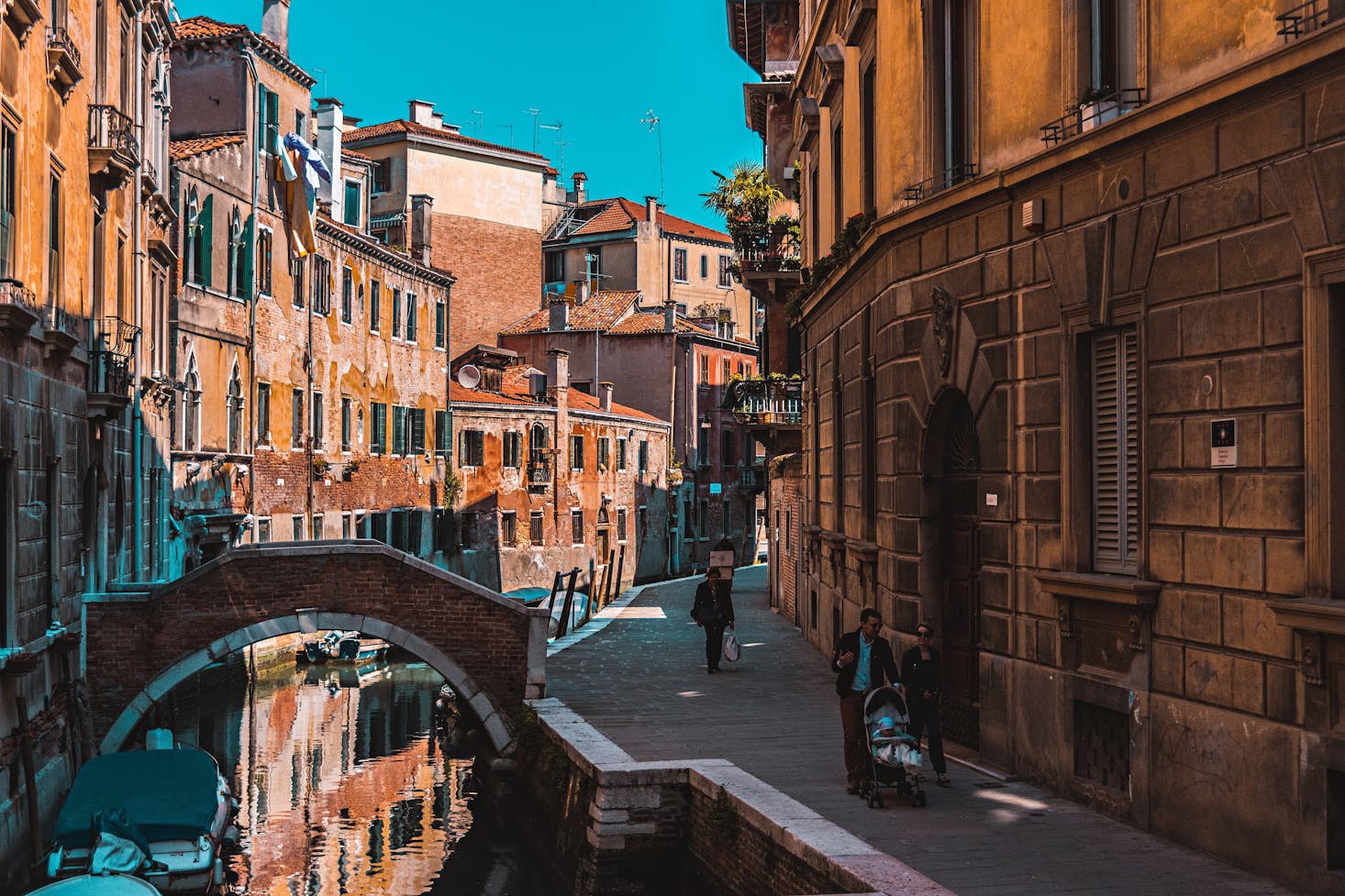 Bridge over a Venice Canal