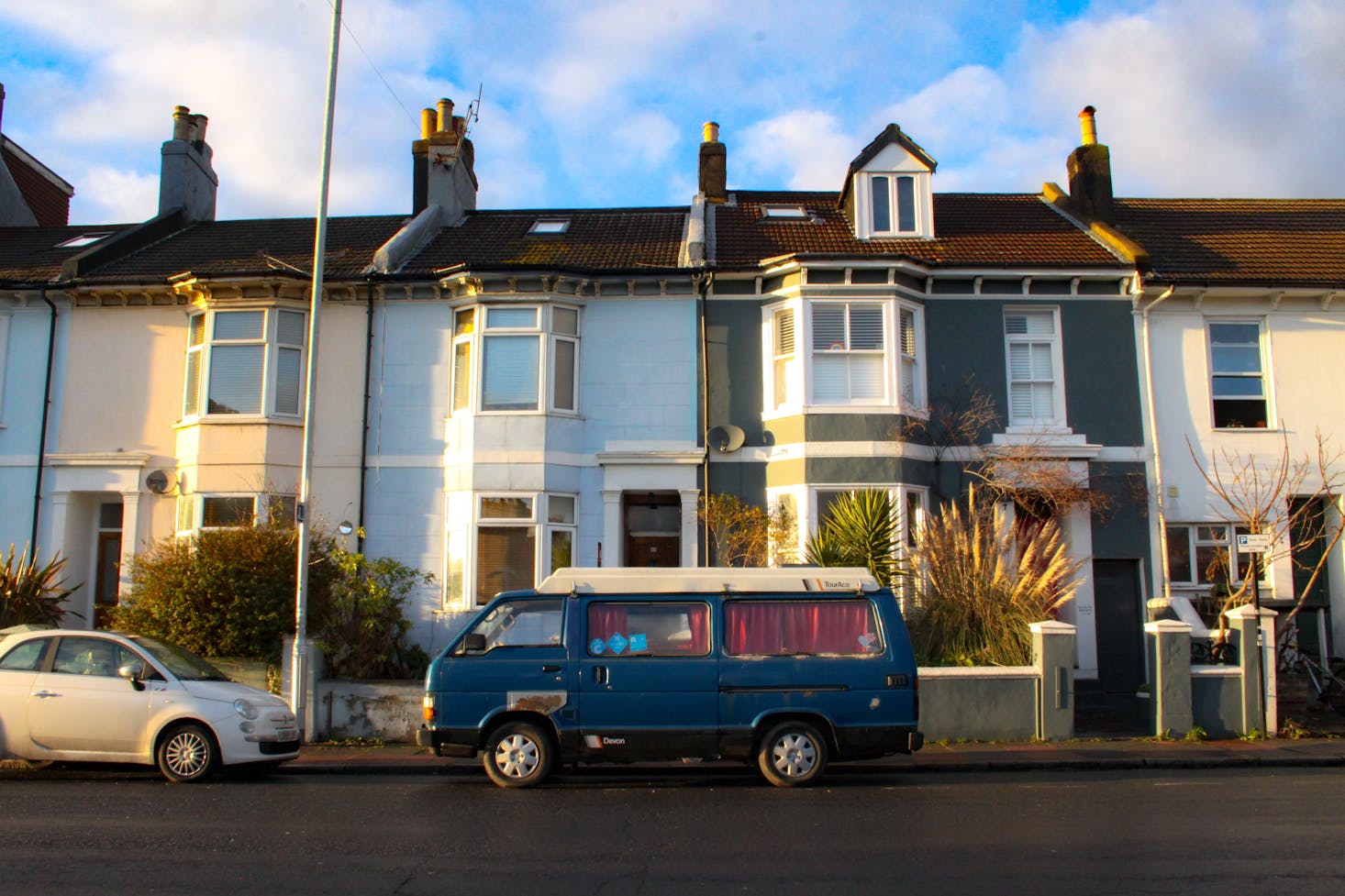 Terraced houses in Brighton