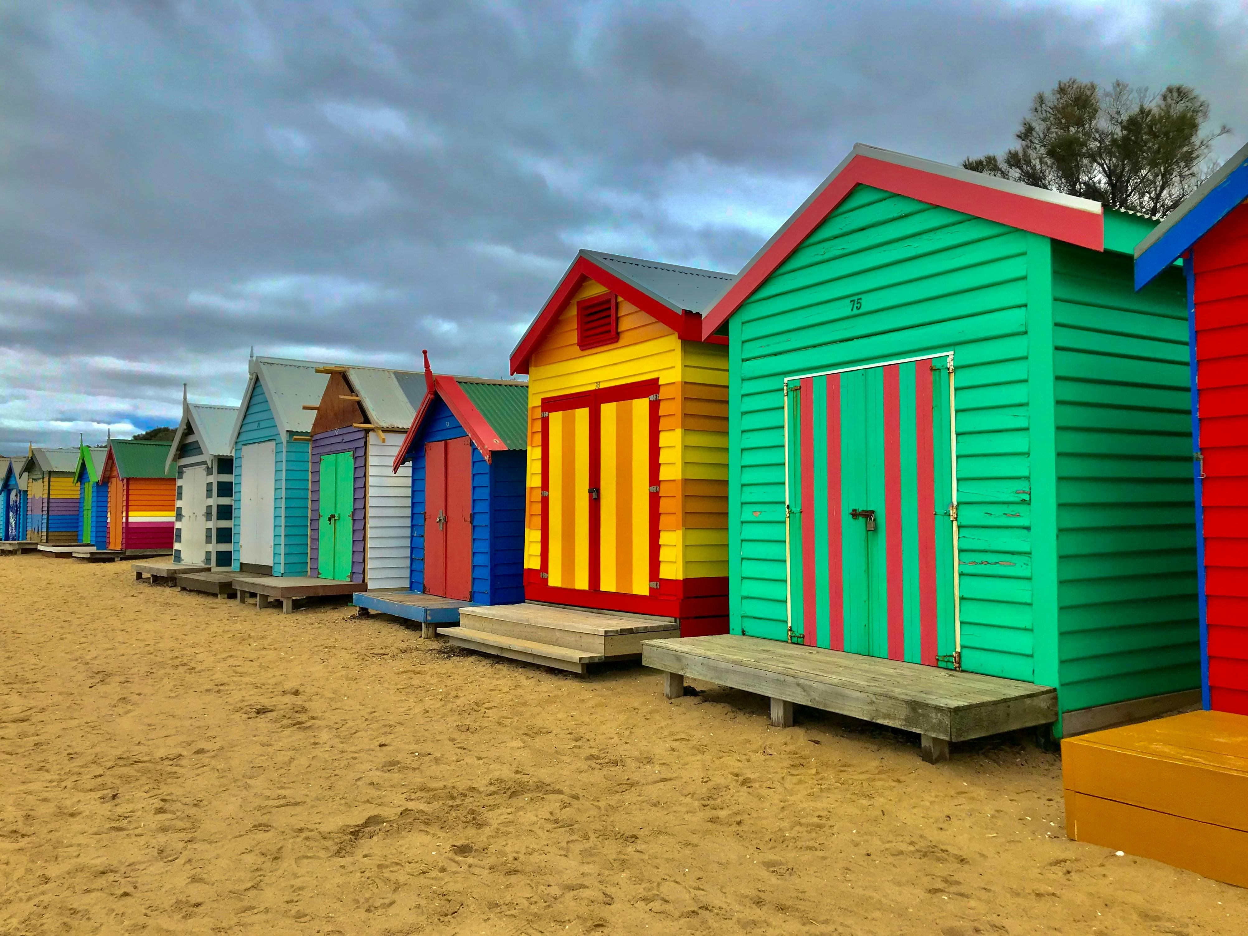 Brighton Beach in Melbourne