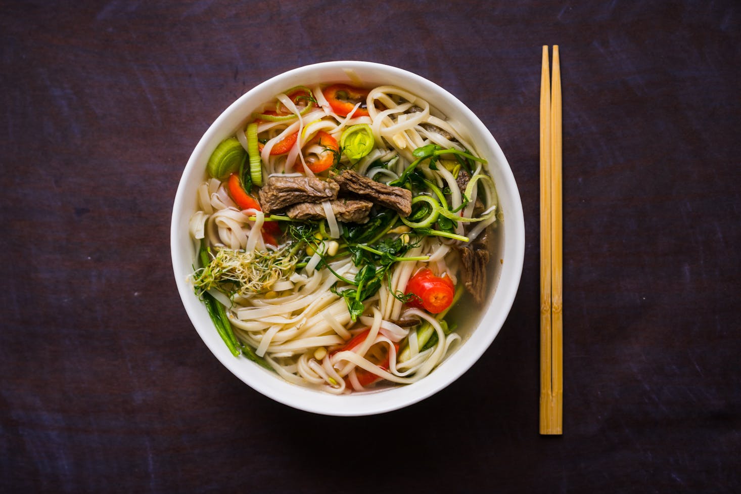 Pho soup in NYC