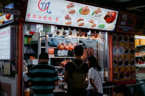 Street food in Singapore