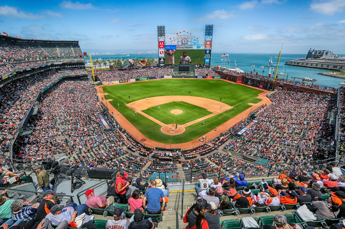Baseball game in San Francisco