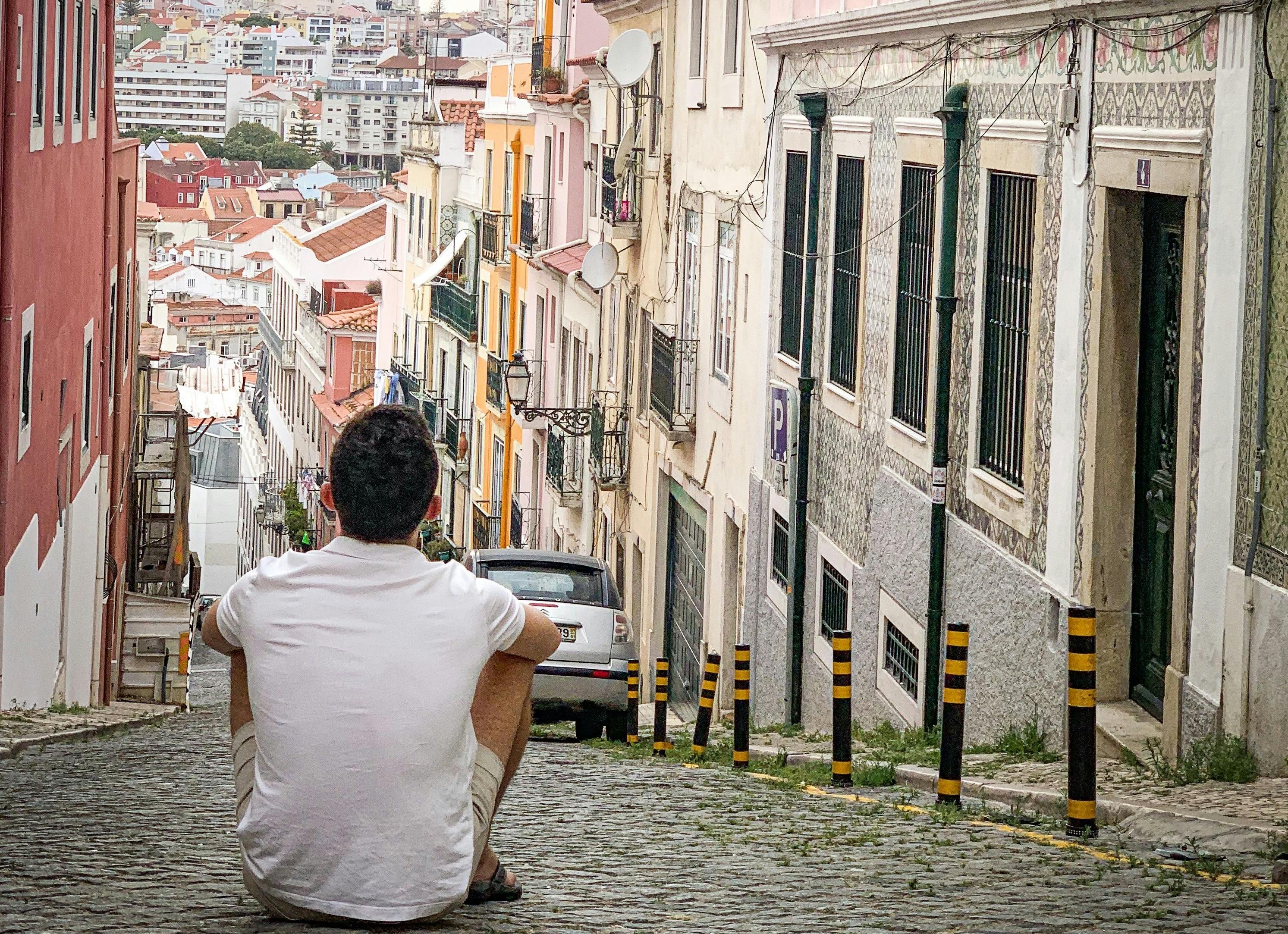 Tram, Barrio Alto, Lisbon, Portugal Tote Bag