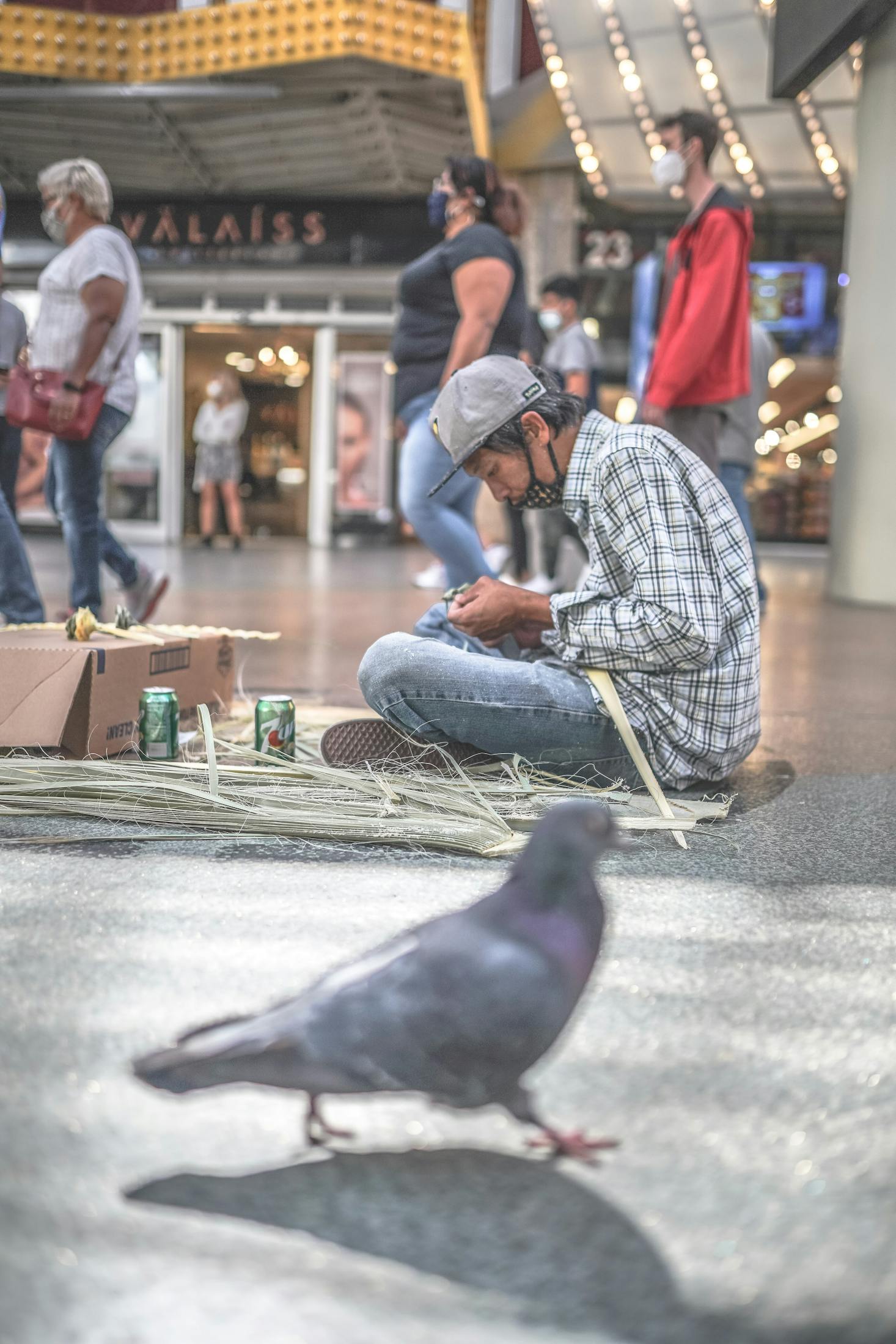 Street vendors in Las Vegas