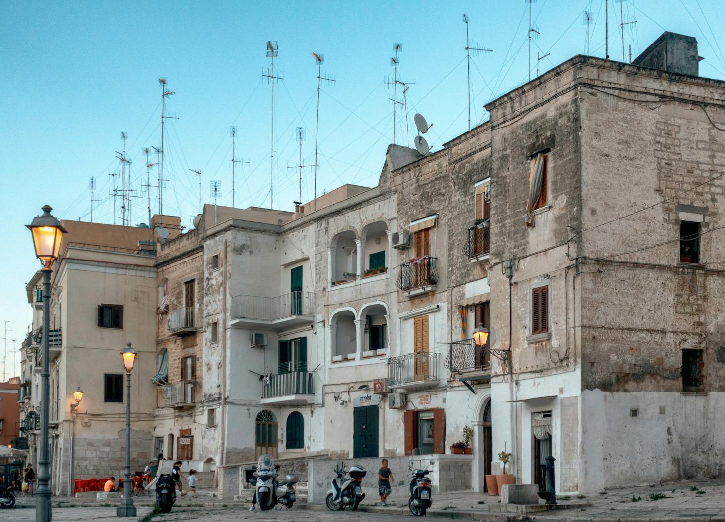 Exploring Old Town Bari with kids