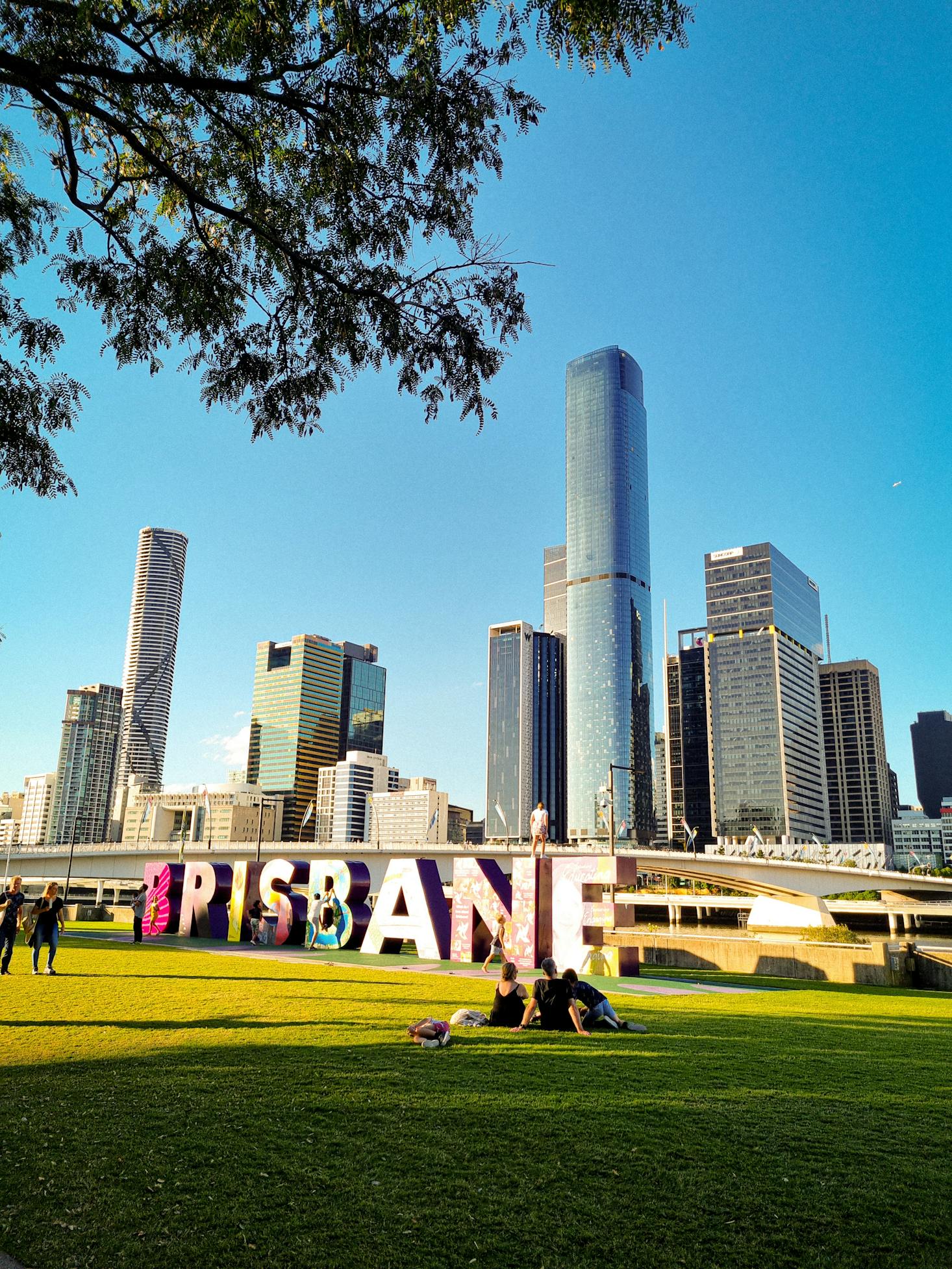 Park overlooking Brisbane