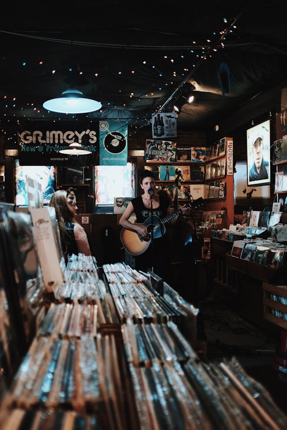 Record store in Nashville
