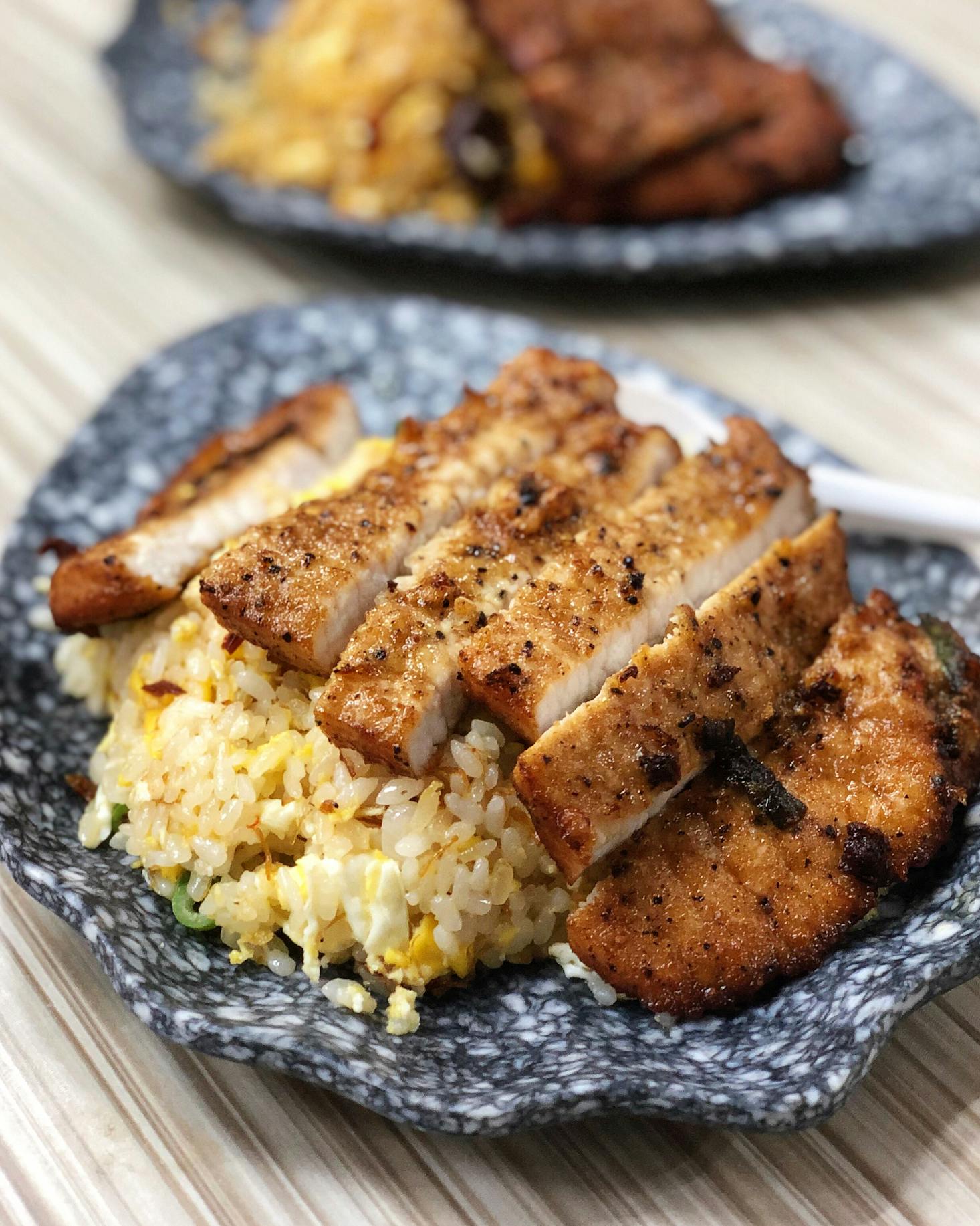 Chicken fried rice in Singapore