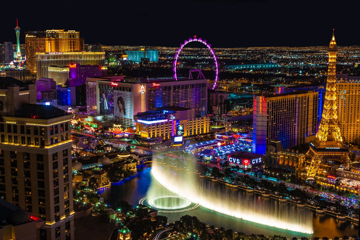 Las Vegas Strip at night