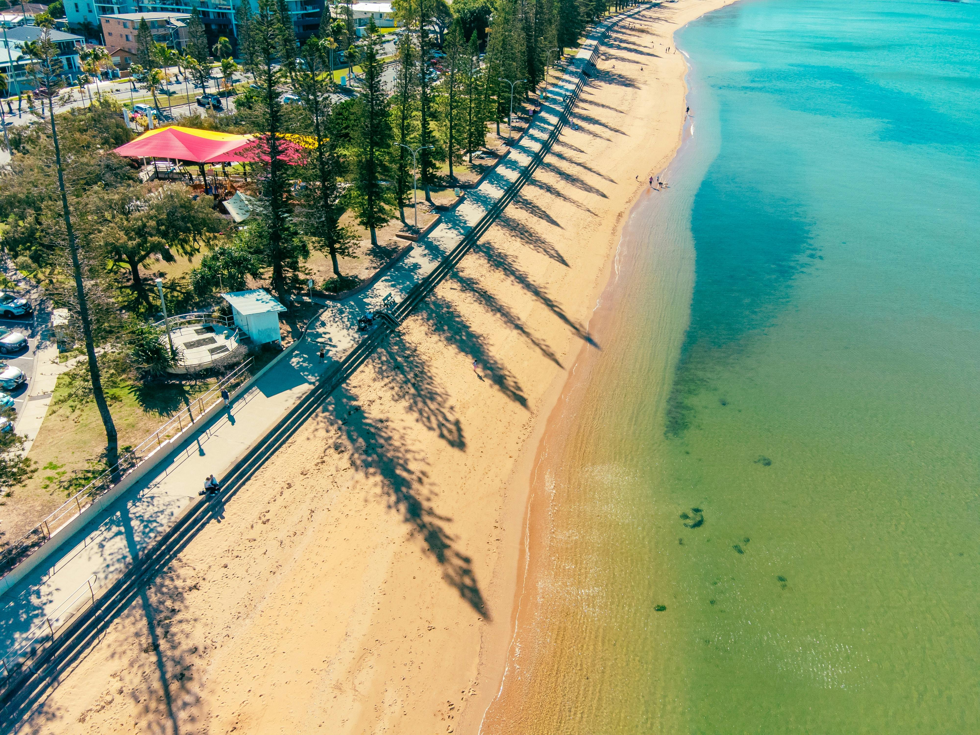 Suttons Beach near Brisbane