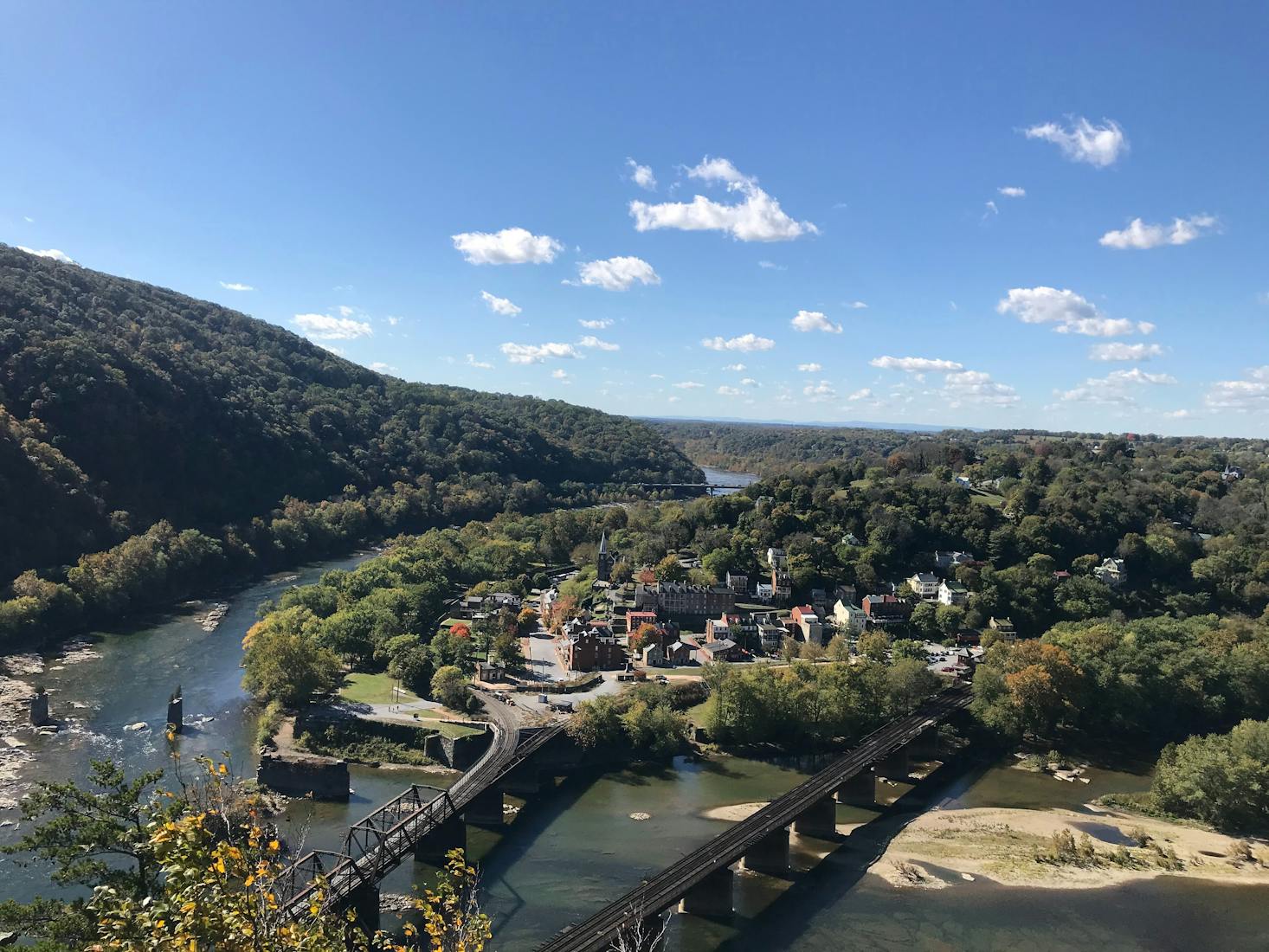 Weekend trip from Washington, DC, to Harpers Ferry