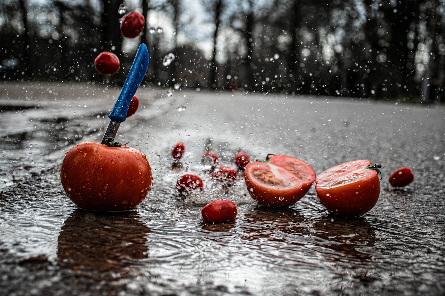 A rainy day in Amsterdam