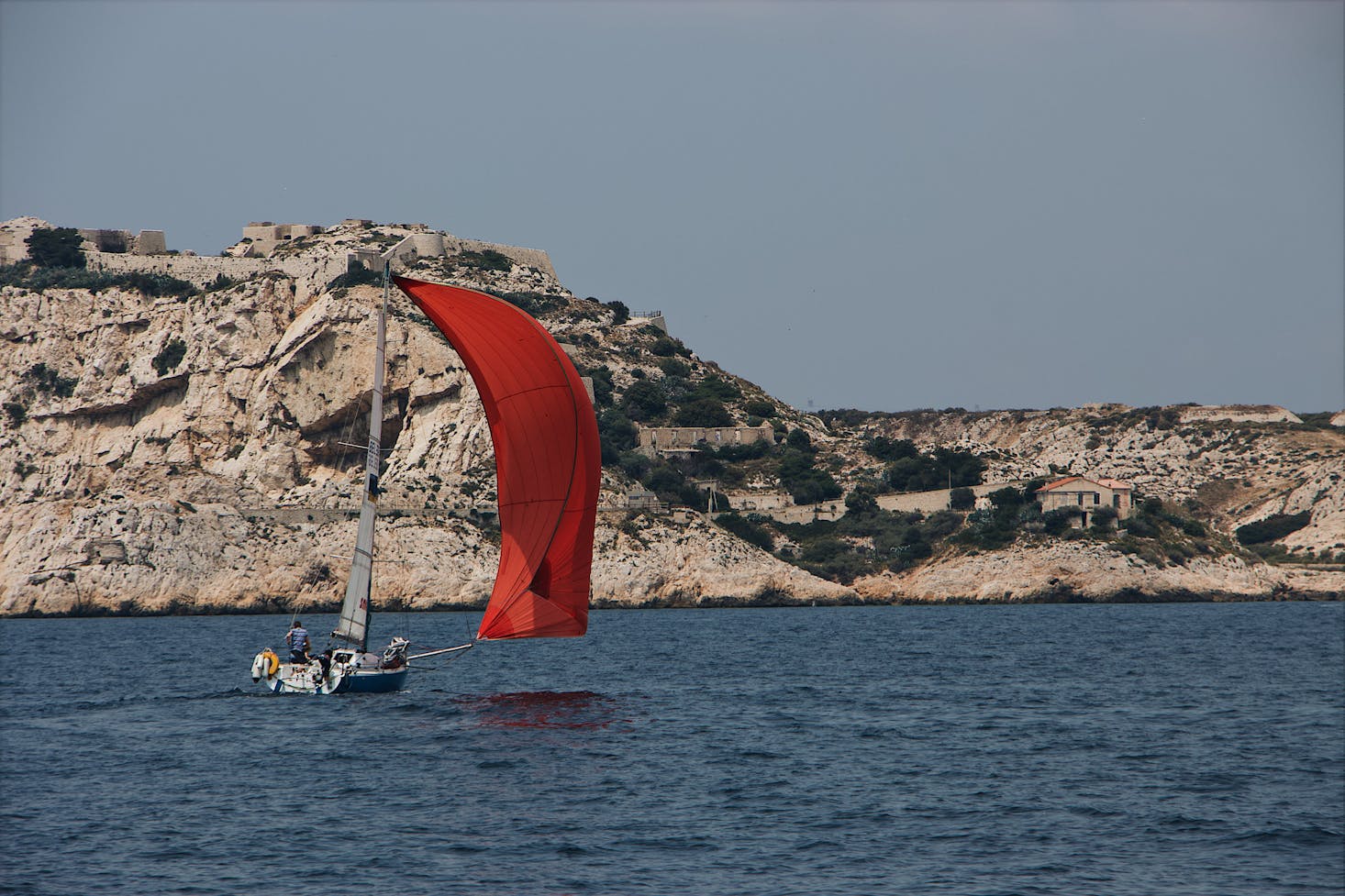 Sailing in Marseille, France