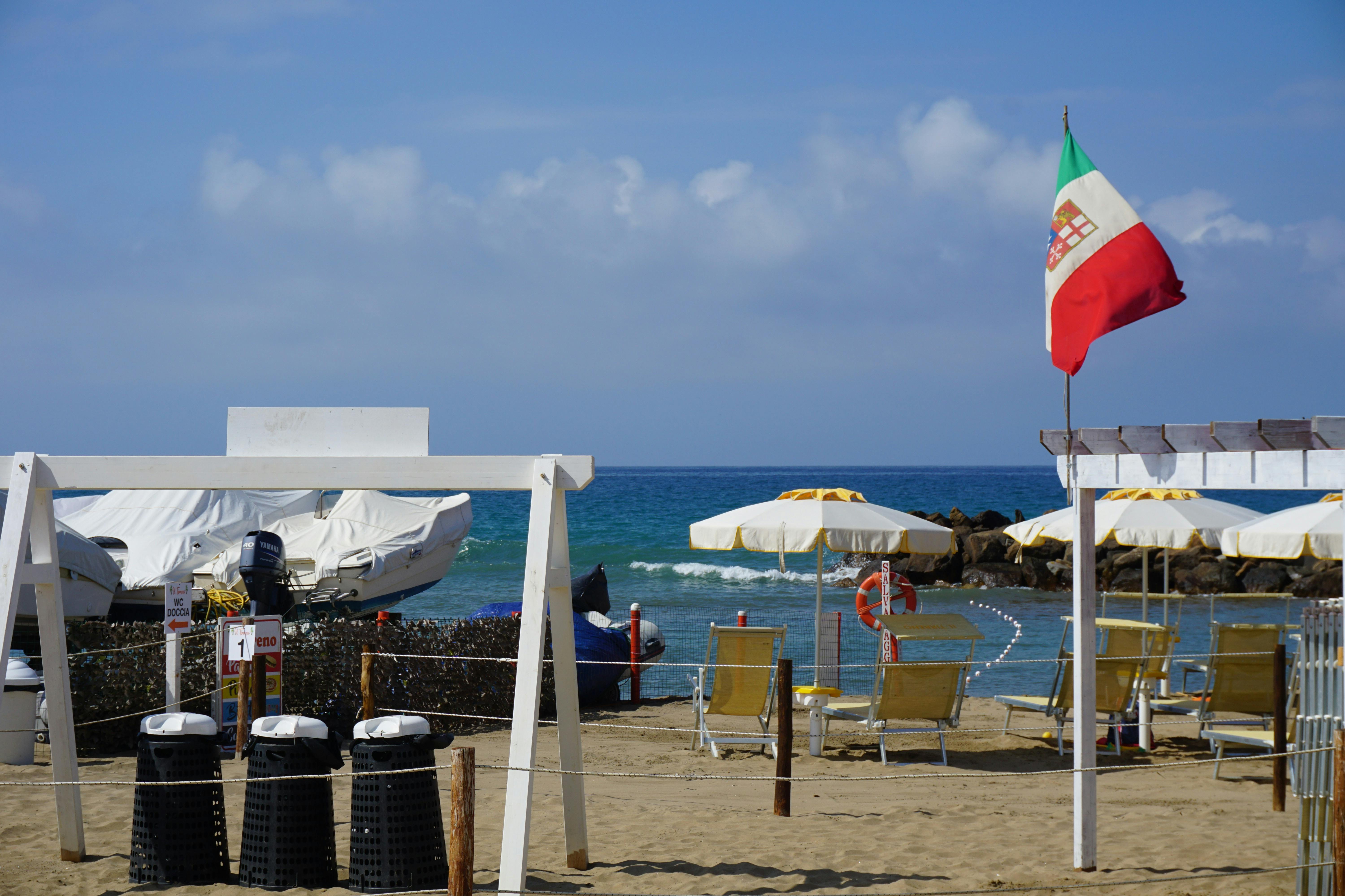 Santa Severa Beach near rome