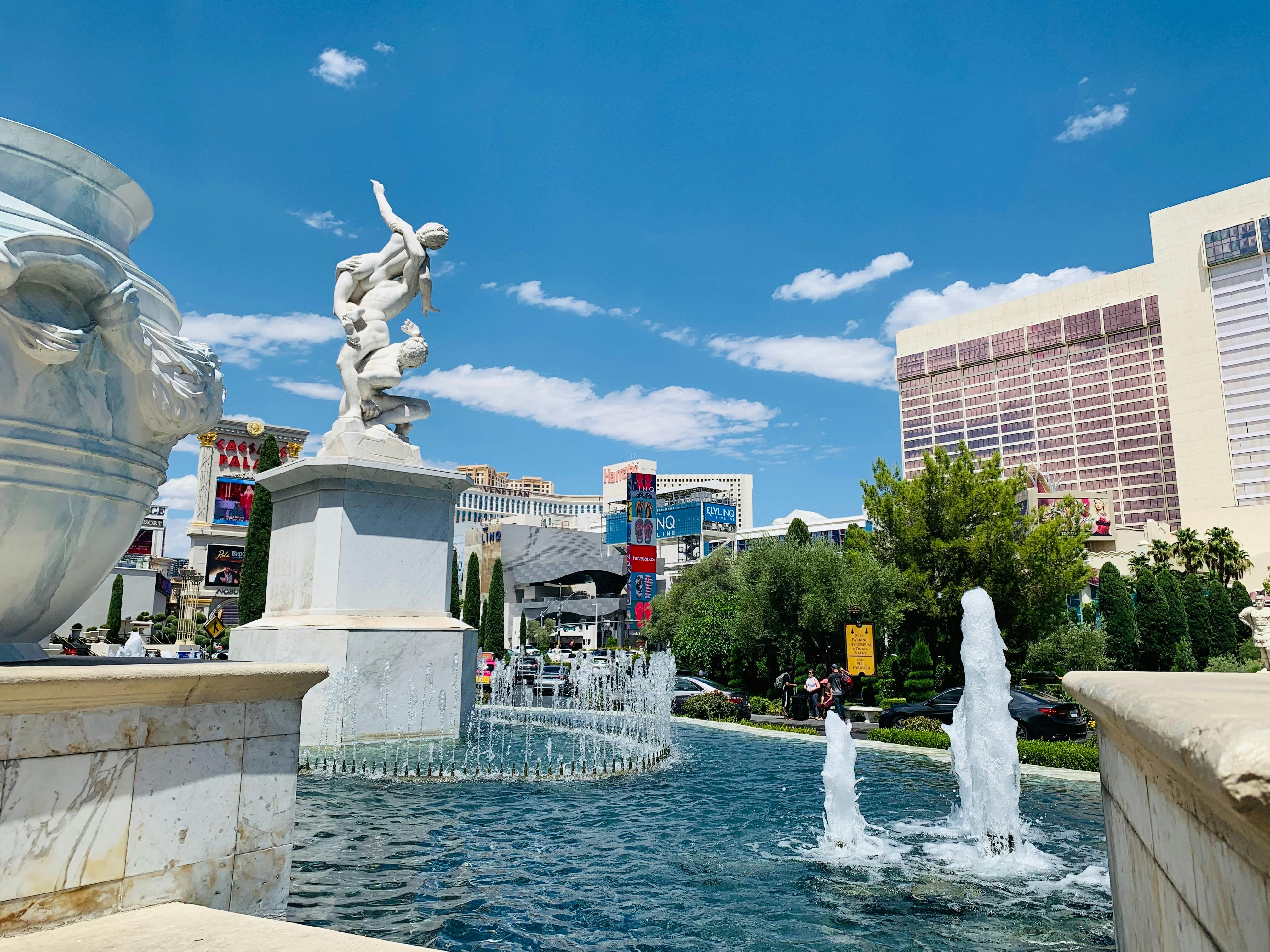 Bellagio fountains in Las Vegas