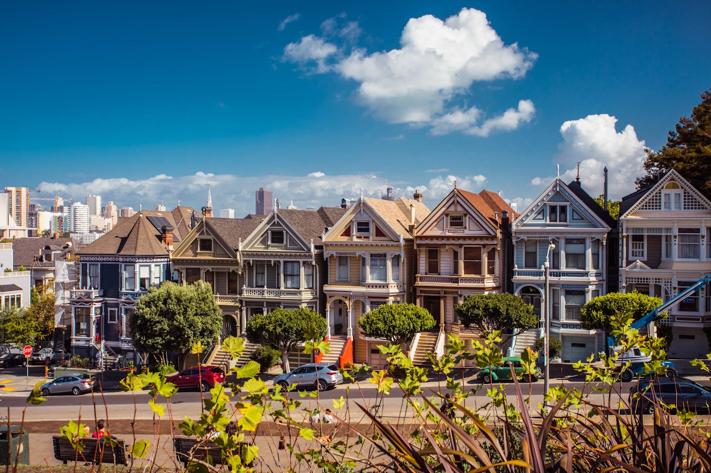 Residential neighborhood of San Francisco, California