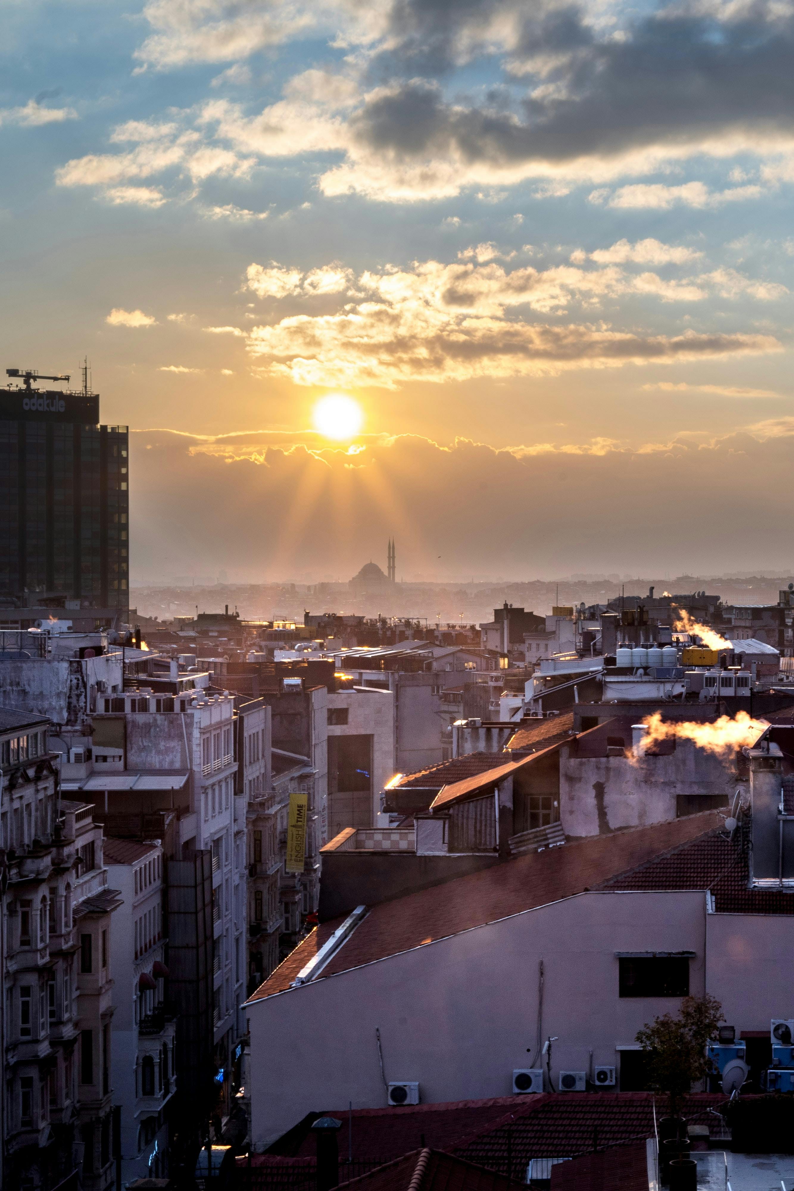 Sunset views in Istanbul