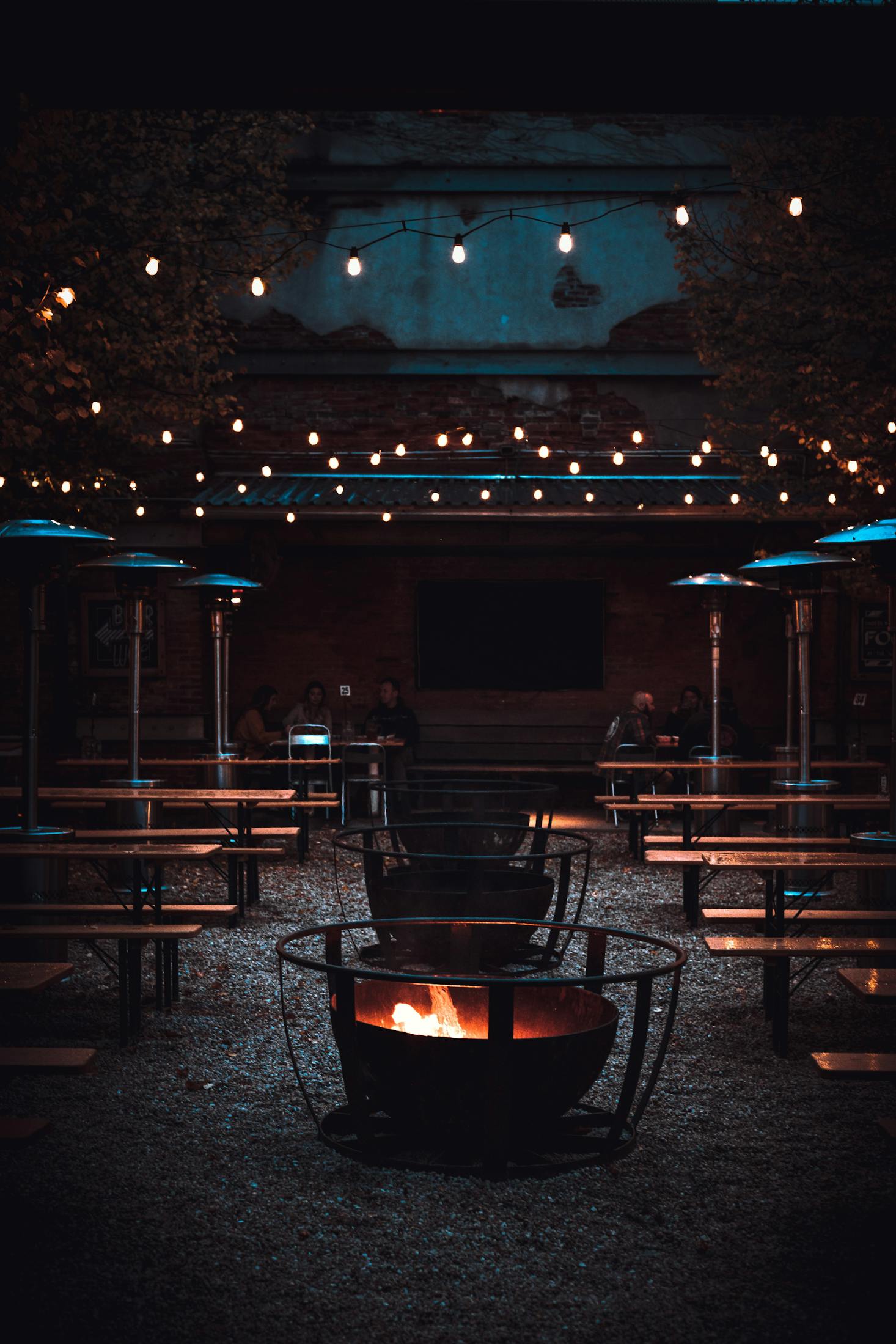 Outdoor bar in Philadelphia