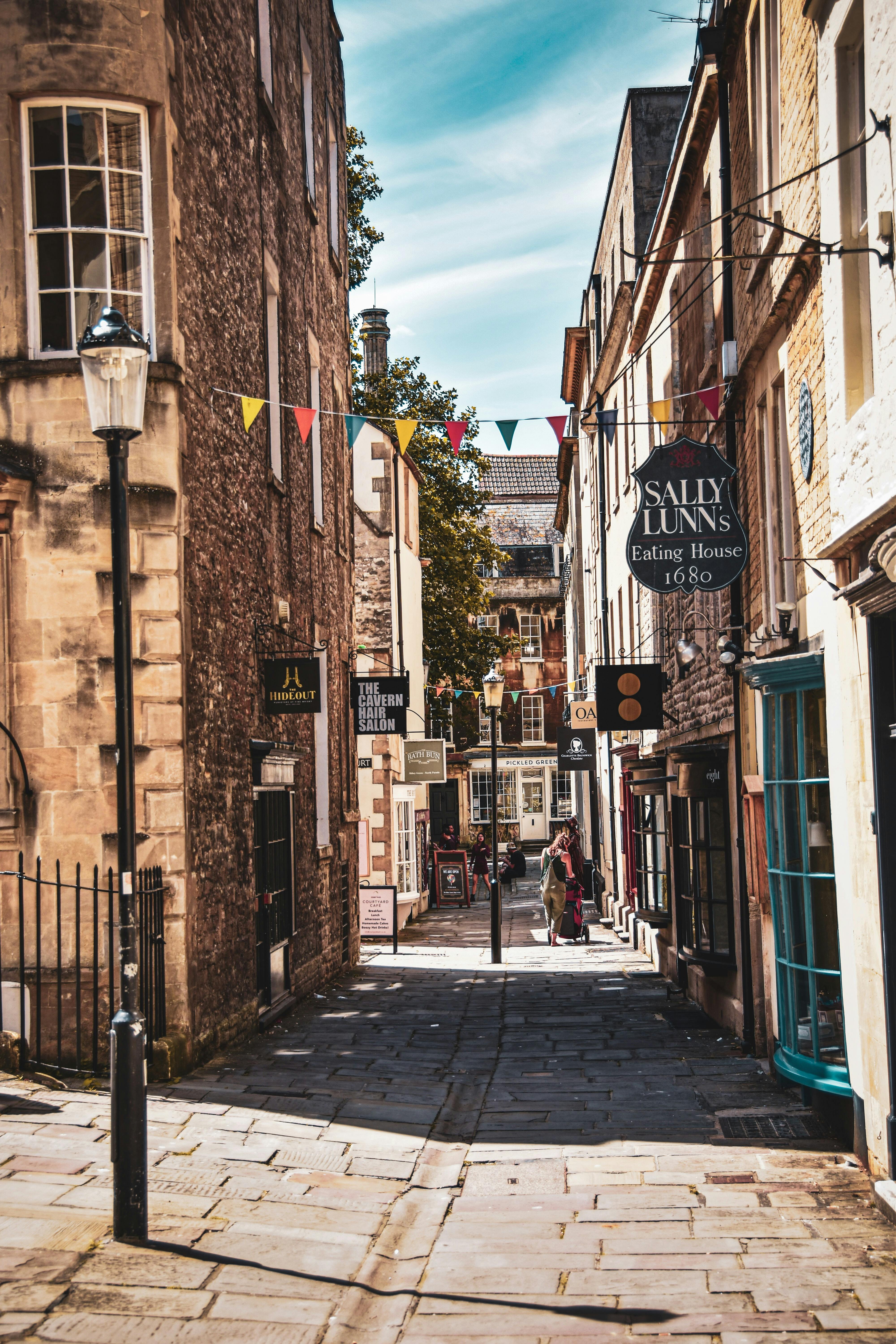 Street food vendors in Bath