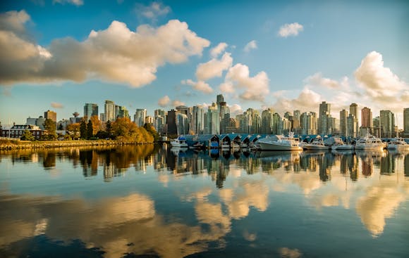 Skyline of Vancouver, Canada