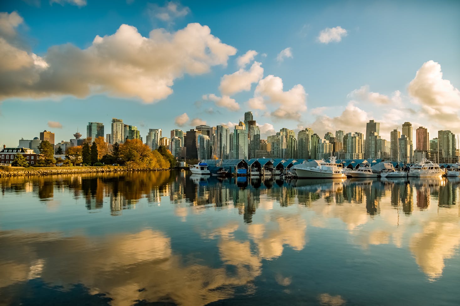 Skyline of Vancouver, Canada