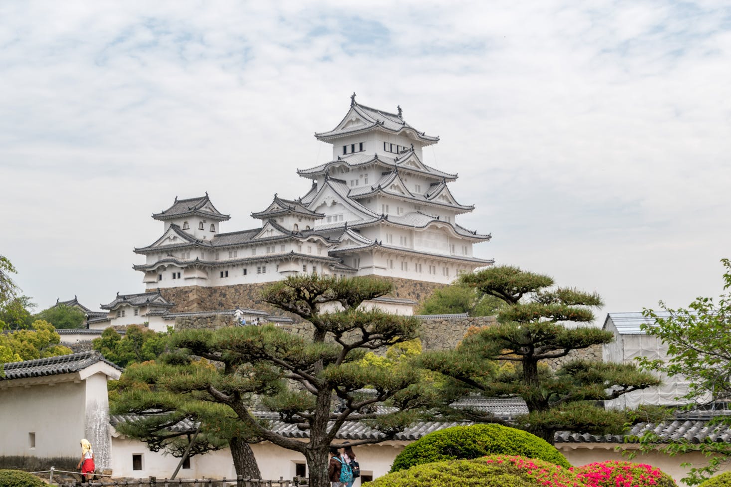 View of Himeji, Japan