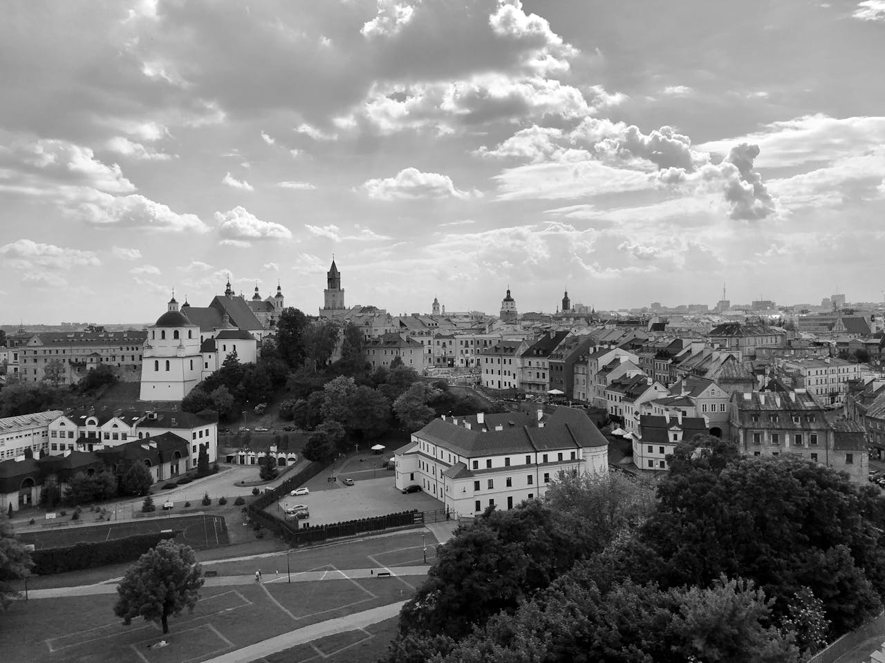 View of Old Town in Lublin, Poland