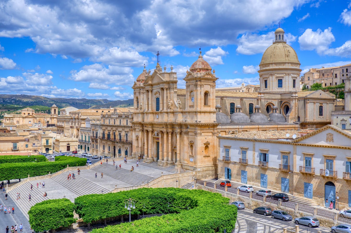 Sicilian architecture in Noto, Italy