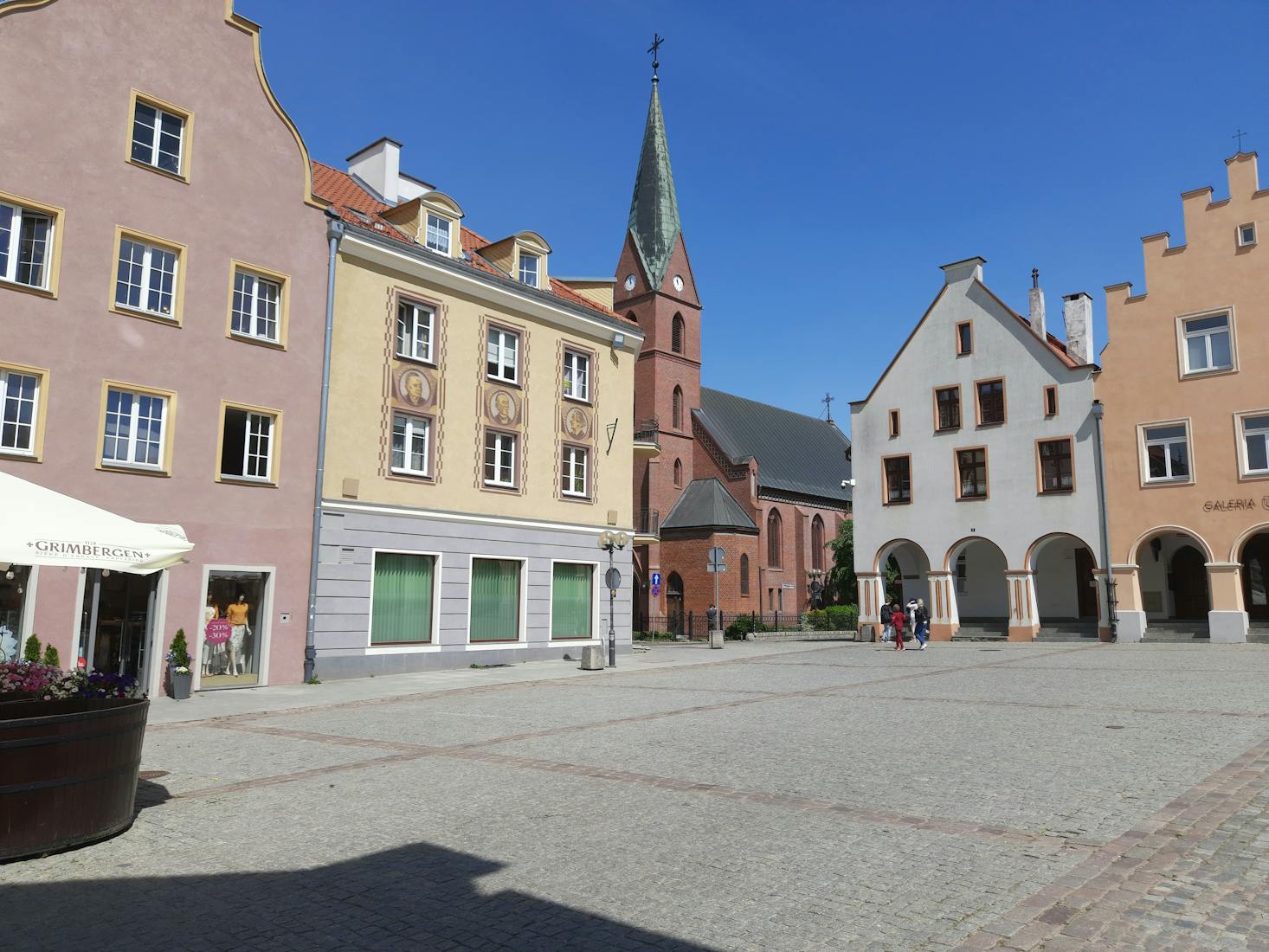 Square in Olsztyn, Poland