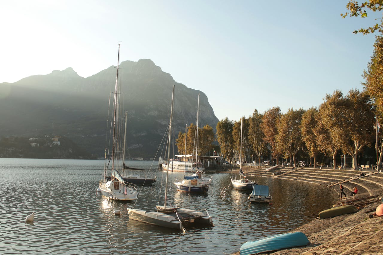 Lake in Monza, Italy