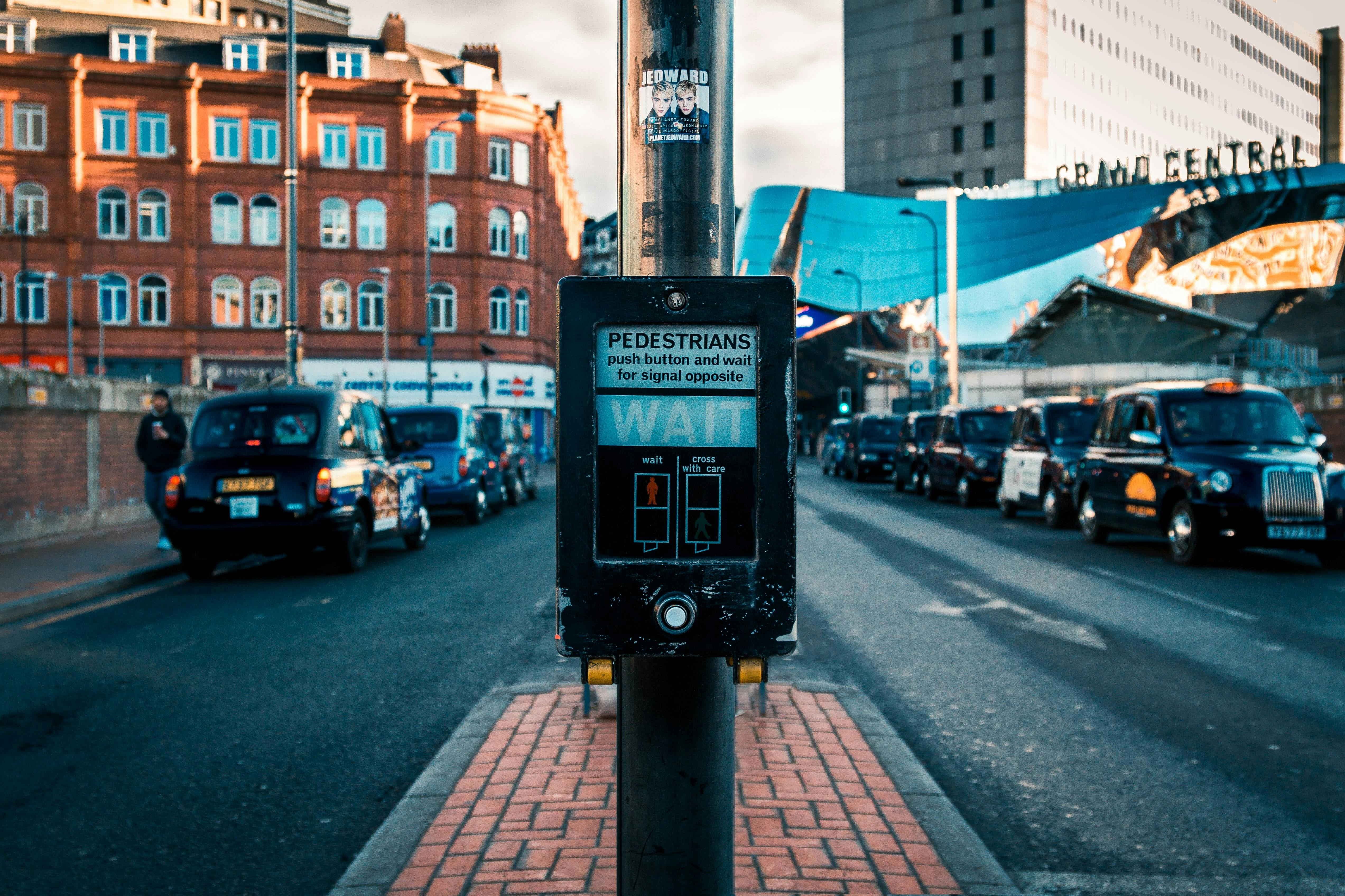 Pedestrian walkway in Birmingham