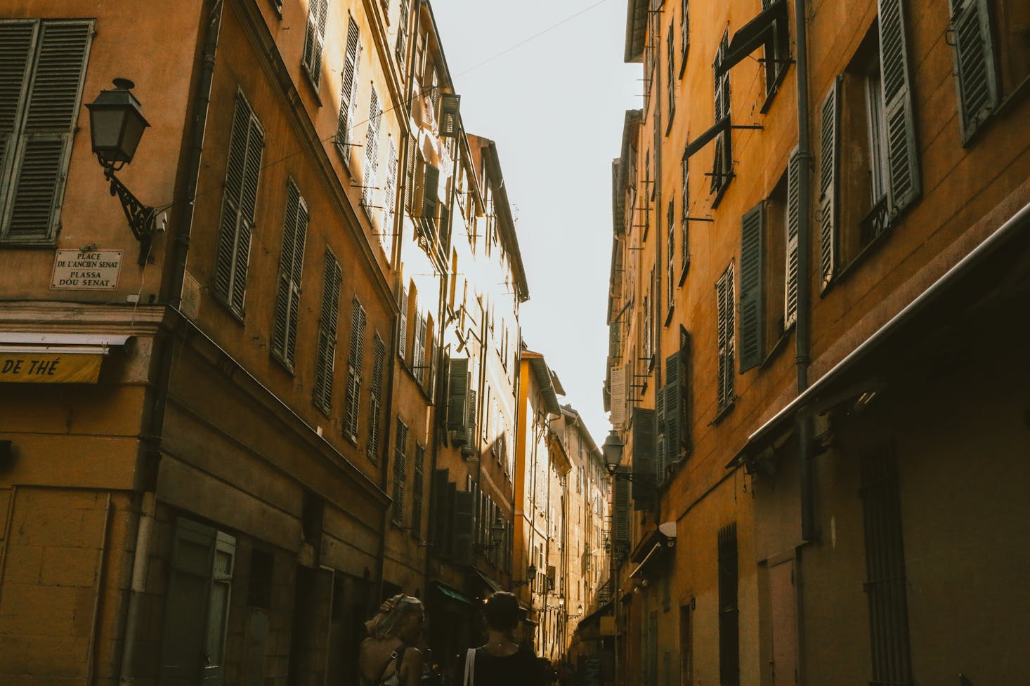 Old Street in Nice, France