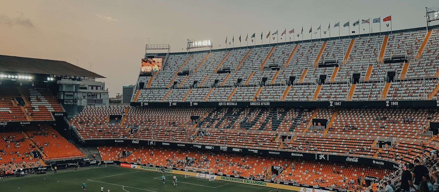 Soccer stadium in Valencia, Spain