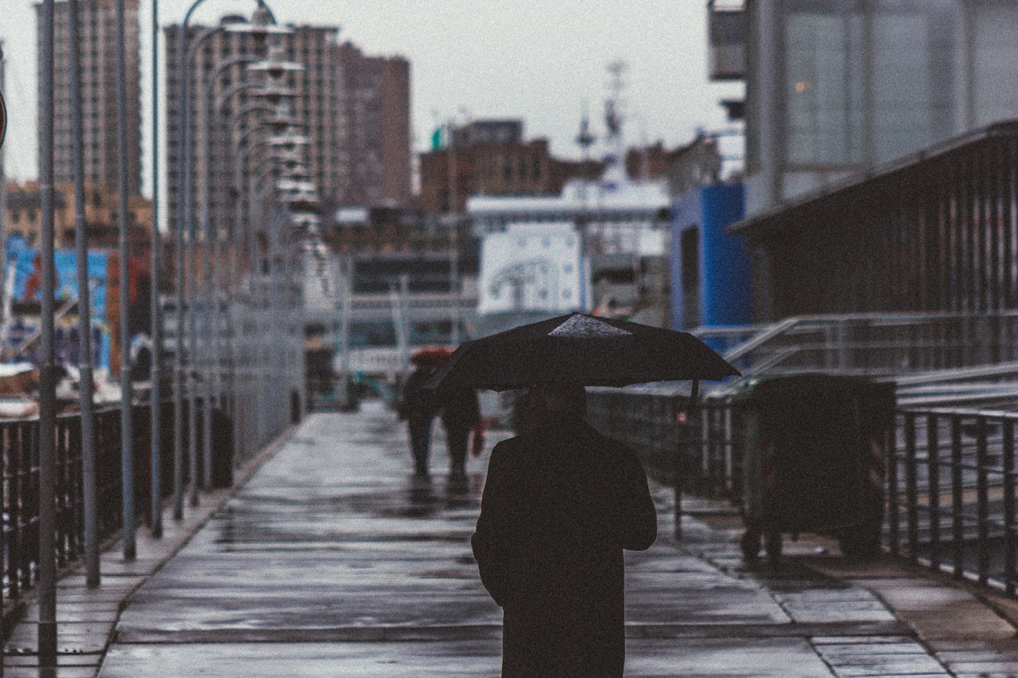 A rainy day in Genoa