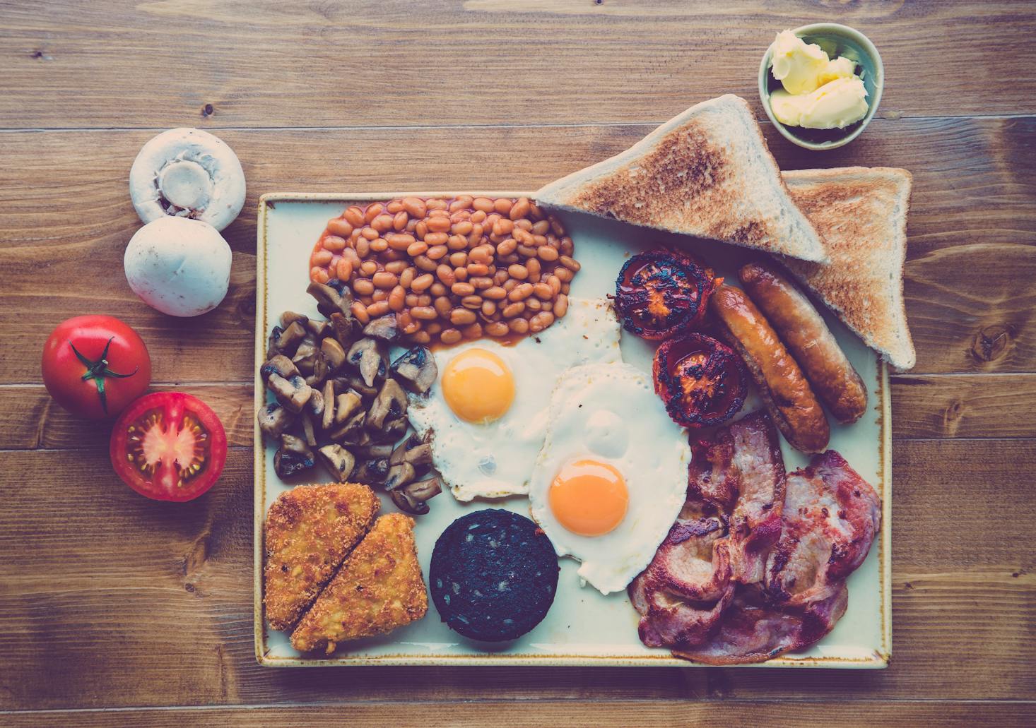 Scottish breakfast in Glasgow