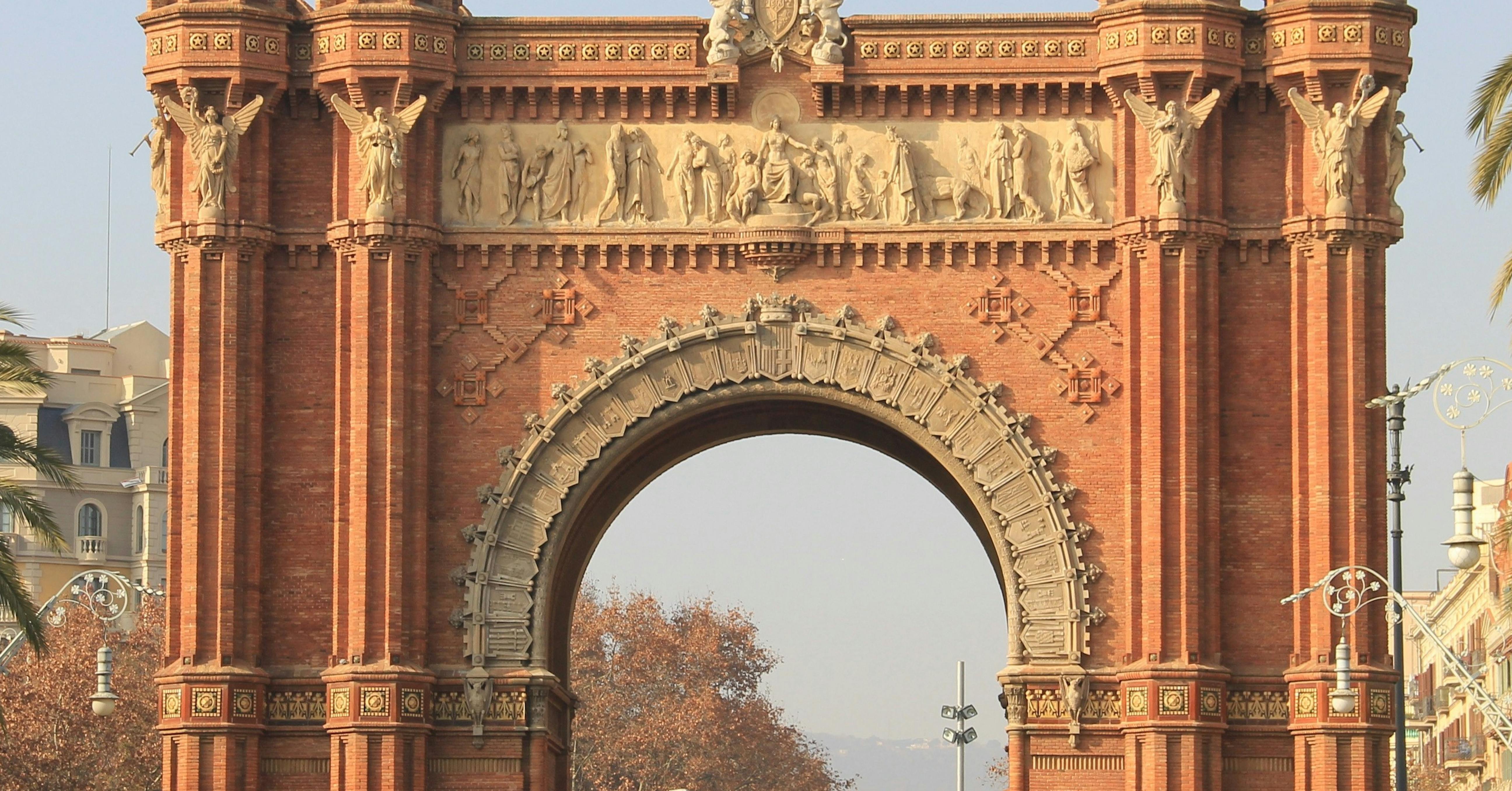 Barcelona city skyline