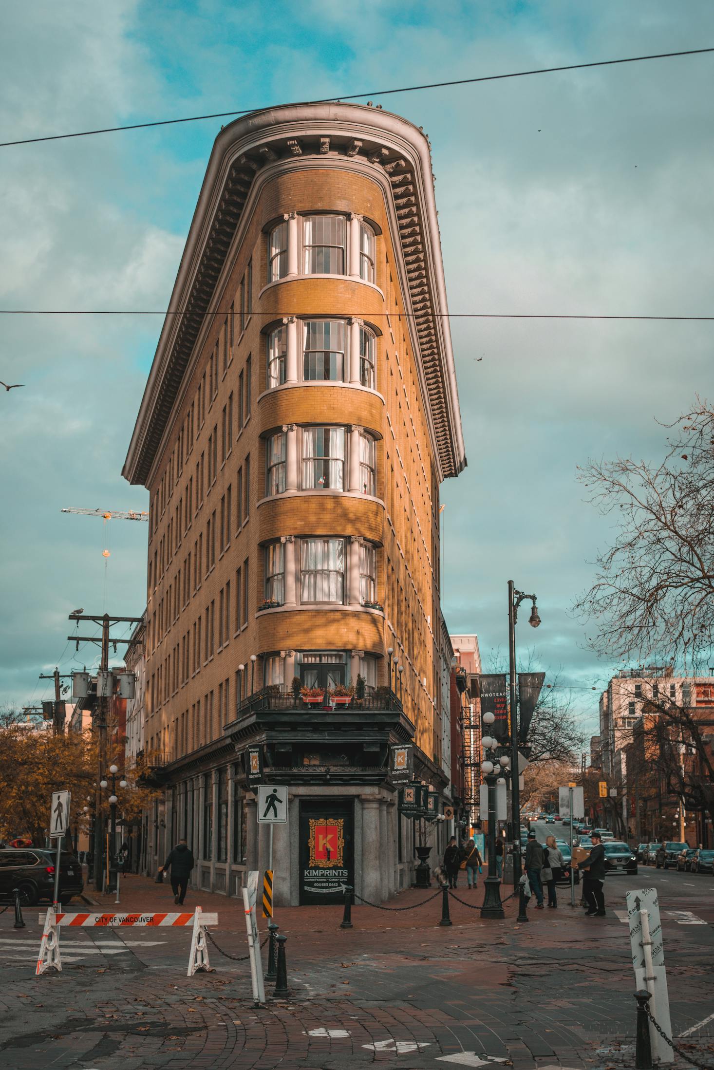 Corner hotel in Vancouver 