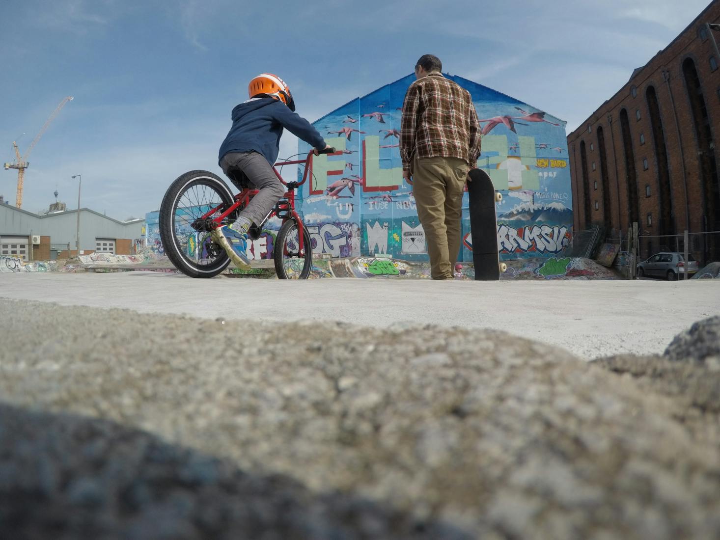 Skate park in Liverpool