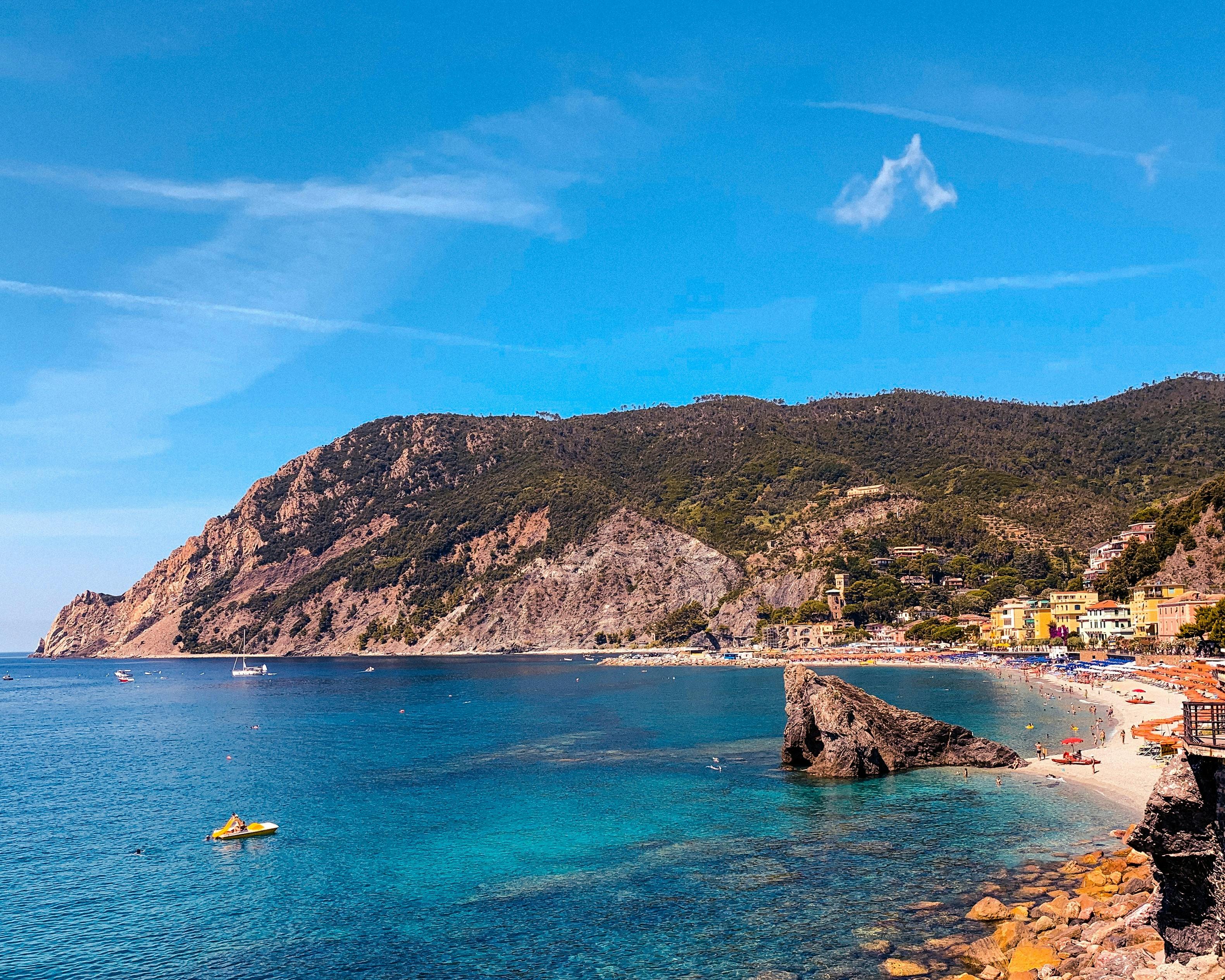 Monterosso al Mare beach near Milan
