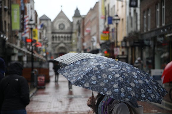 Dublin on a rainy day