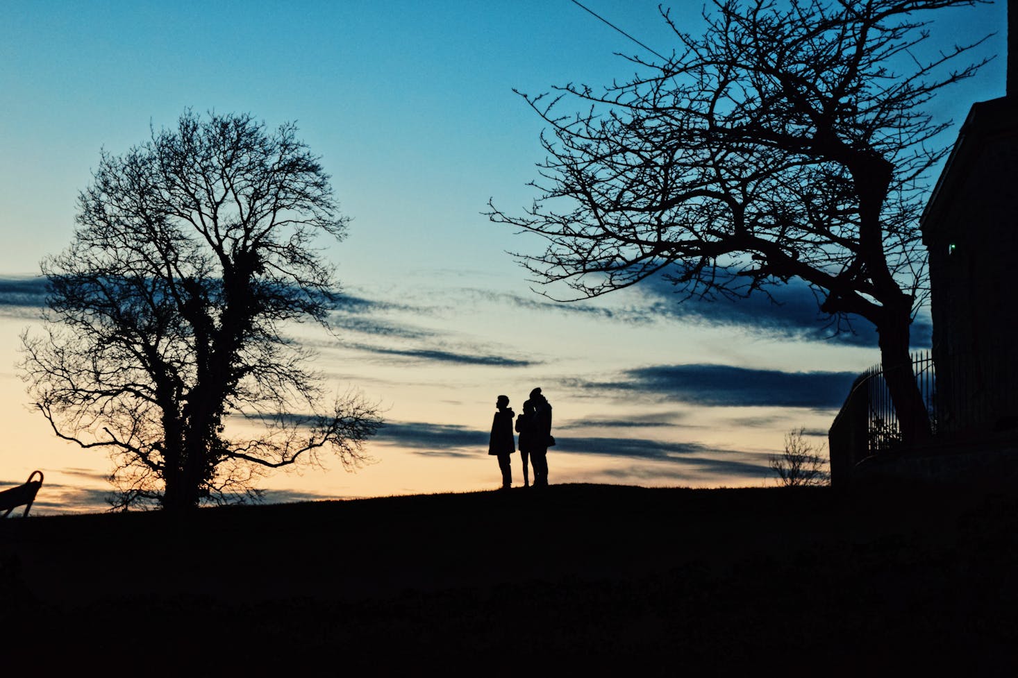 Walking in Bristol at night