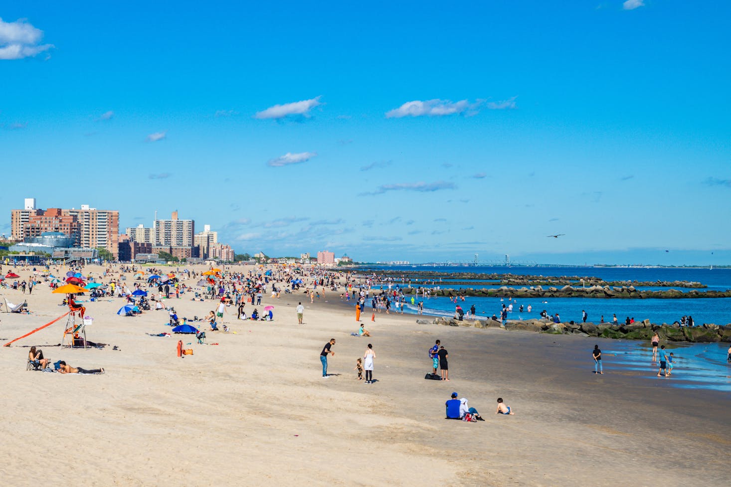 Coney Island Beach in New York