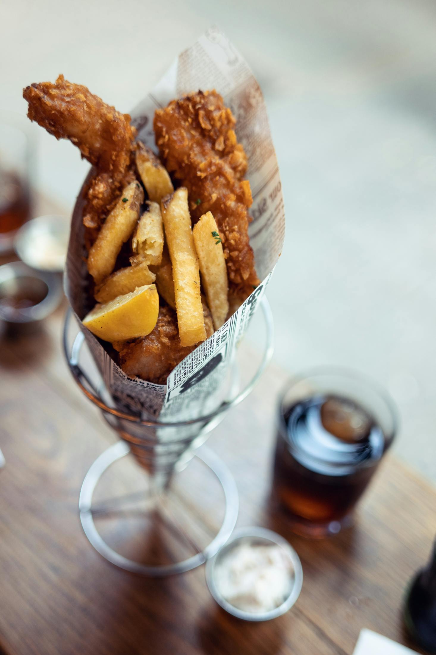 Fish and chips in Liverpool