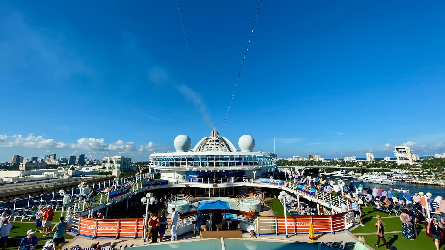 Cruise ship in Fort Lauderdale, Florida