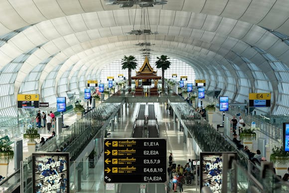 Bangkok airport, Thailand