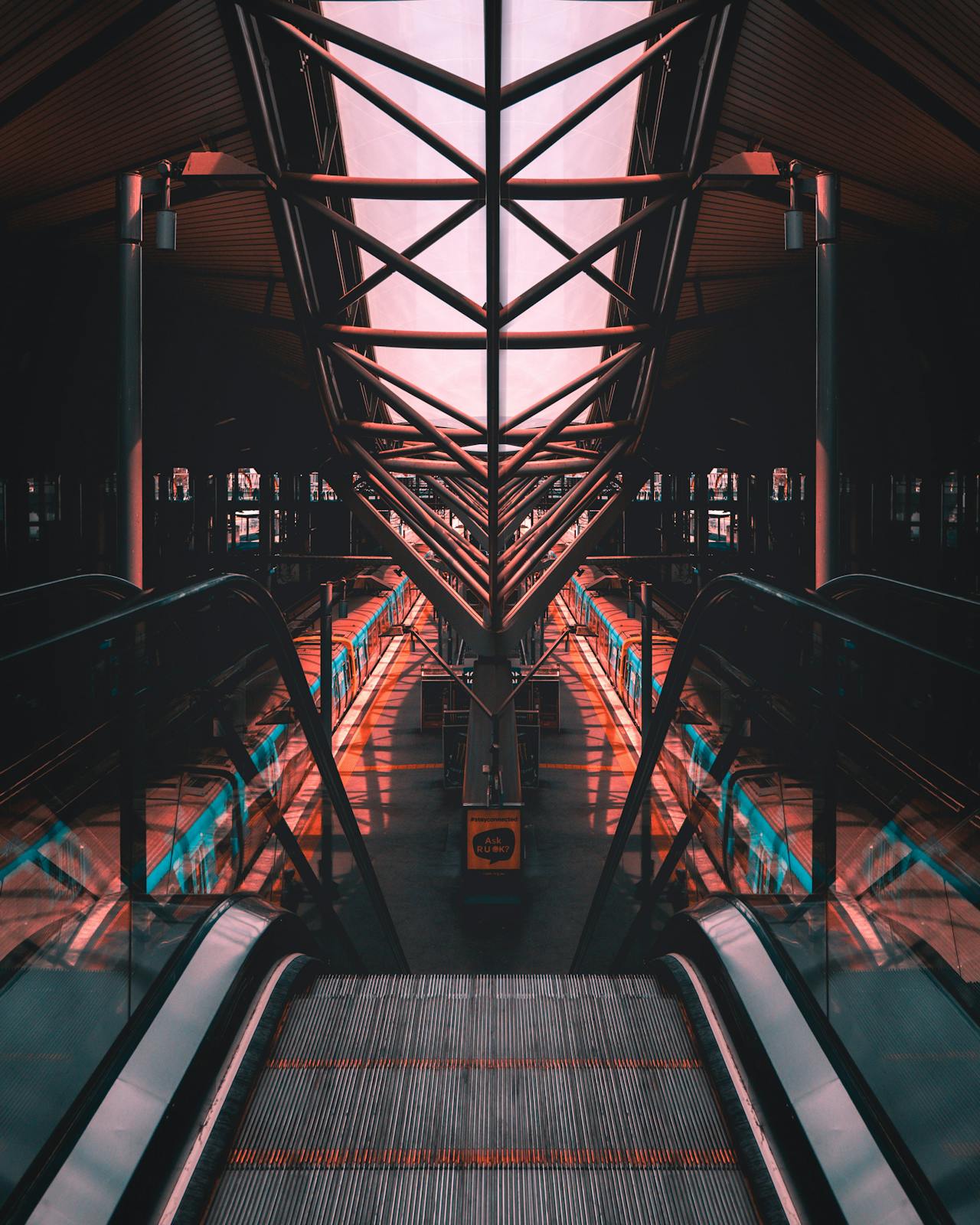 Escalator at Southern Cross Station