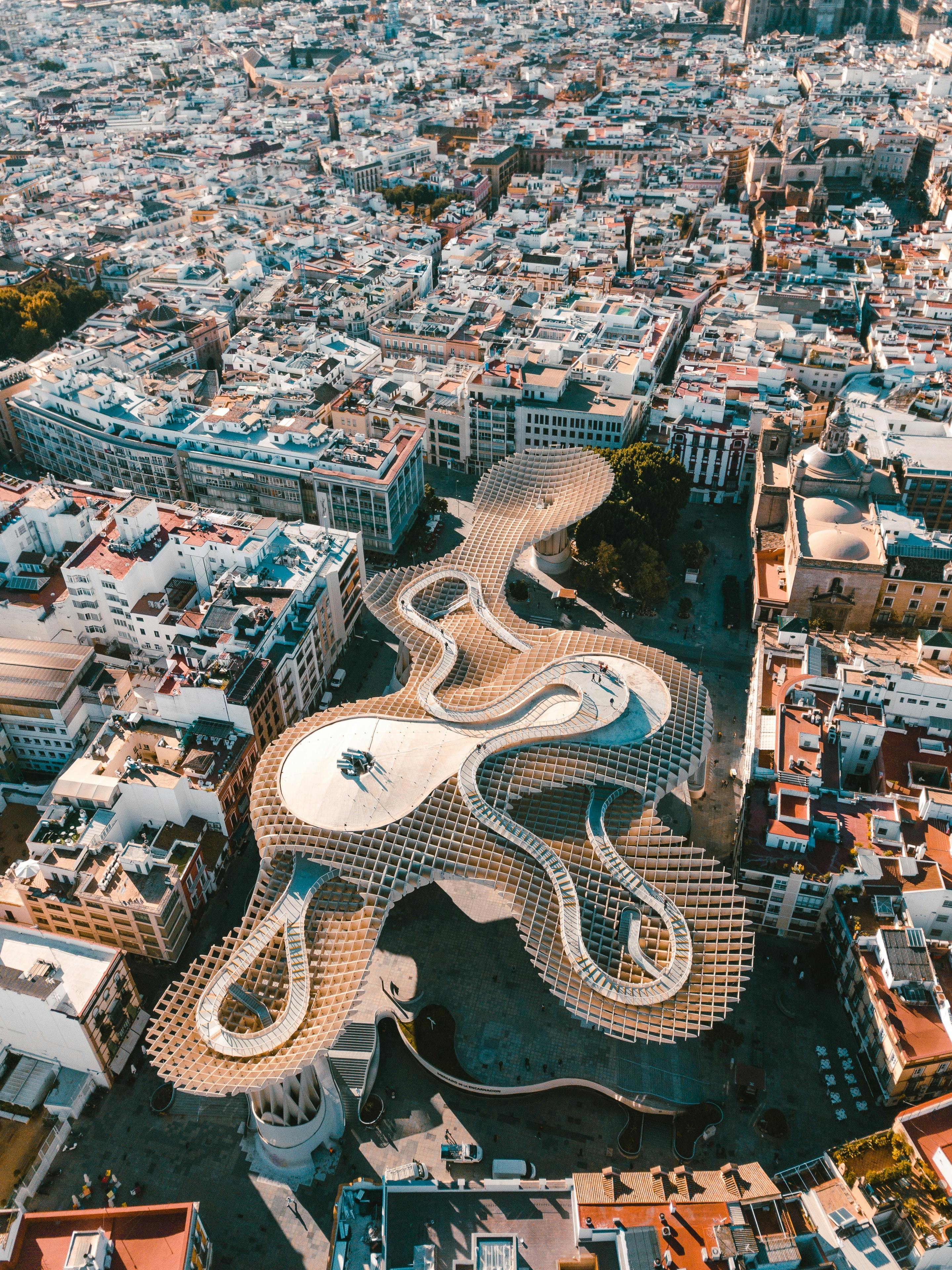 aerial view of Metrosol Parasol