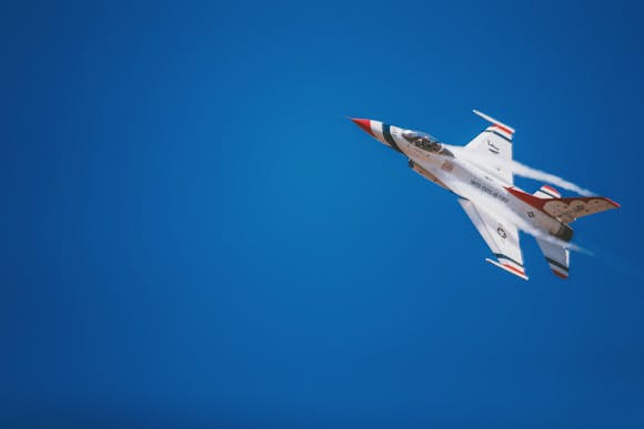 Fighter jets at Orlando International Airport, Florida